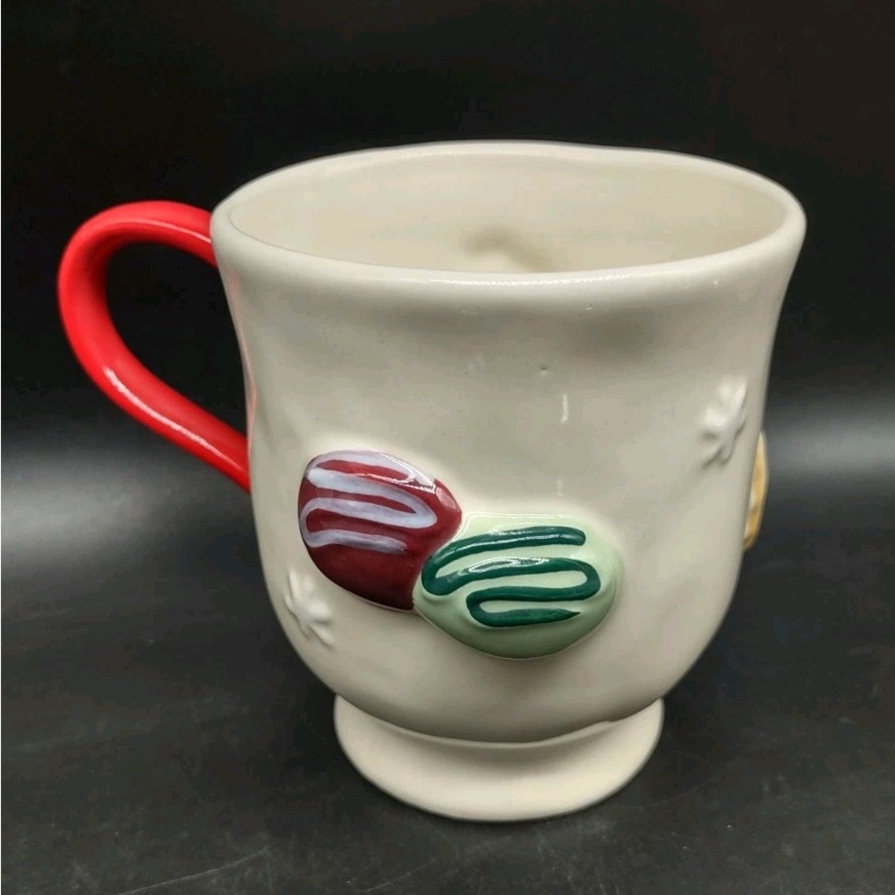 Anthropologie big coffee tea 2 mugs